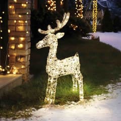Lapland USB Solar Christmas Reindeer - Powered By Leaf
