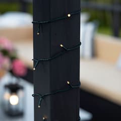 Elan USB Solar Fairy Lights - Dual White and Warm White 100 LEDs With Remote Control