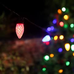 Lapland USB Solar Retro Strawberry Bulbs Set Of 30