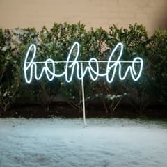 Lapland USB Solar hohoho Neon Sign