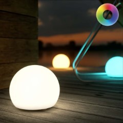 ShapeLights Indoor & Outdoor USB Solar Powered Mood Light - Mini Sphere