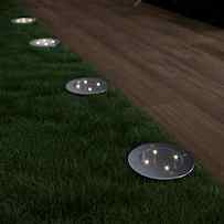 Set of 4 Mirage Solar Deck lights