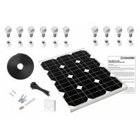 Geo 5 - Mains Free Solar LED Lighting Kit