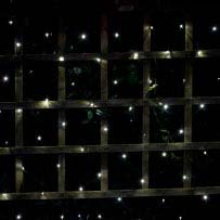 100 LED Solar Net Light White