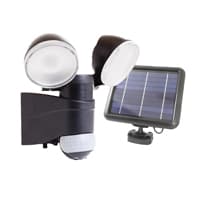 Shield Twin Solar PIR Light
