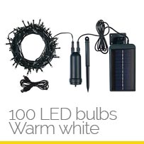 Image - Lumify USB Solar Fairy Lights - Warm White 100 LEDs