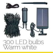Image - Lumify USB Solar Fairy Lights - Warm White 300 LEDs