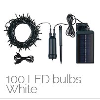 Image - Lumify USB Solar Fairy Lights - White 100 LEDs
